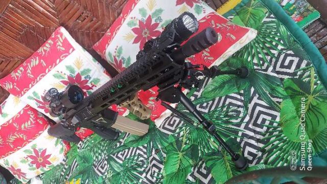 USED AIRSOFT ASSAULT RIFLE